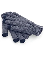 Beechfield B 490 Pletené rukavice na dotykový displej 53.0490 heather navy Beechfield B 490 Pletené rukavice na dotykový displej 53.0490 heather navy