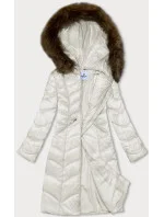 Dámska prechodná prešívaná bunda Glakate ecru (LU-2201) Dámska prechodná prešívaná bunda Glakate ecru (LU-2201)