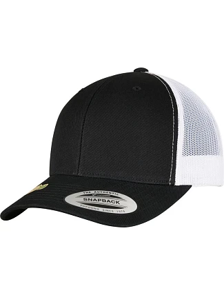 Flexfit 6606RT/6606TR 6-panelová čiapka typu Trucker „Recycled“ 55.06RT čierna/biela Flexfit 6606RT/6606TR 6-panelová čiapka typu Trucker „Recycled“ 55.06RT čierna/biela