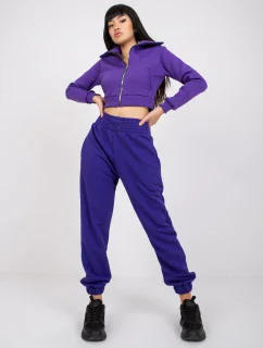 Tepláky RV DR 7460.11 tmavo fialová