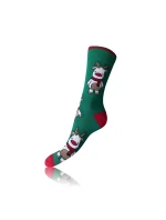 Darčeková krabica zábavných bláznivých ponožiek 4 páry CRAZY SOCKS BOX - BELLINDA - červená