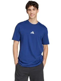 Pánske tričko adidas Essentials Small Logo Single Jersey blue JF1093