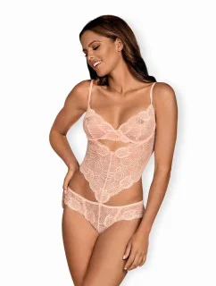 Nežné body Alluria teddy pink - Obsessive