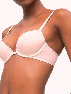 Podprsenka push-up QF5145E 2NT ružová - Calvin Klein