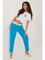 Šnúrové nohavice model 226460 Taliansko Moda