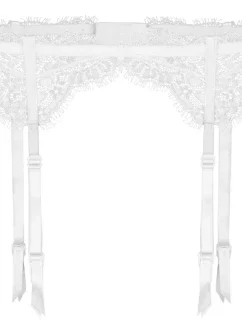 Dámsky podväzkový pás Fuchsia white - JULIMEX