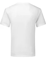 Fruit of the Loom Iconic 150 V-Neck T Tričko s výstrihom do V 16.1442 biele