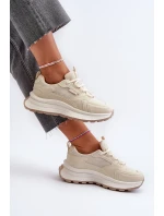 Sneakersy Damskie HI-POLY SYSTEM Big Star NN274A105 Beżowe
