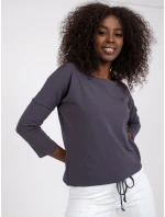 Blúzka RV BZ 4691.40P grafitová