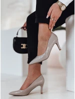 Dámske vysoké čižmy na podpätku STILETTU sivé FashionStreet ZY0839 Dámske vysoké čižmy na podpätku STILETTU sivé FashionStreet ZY0839
