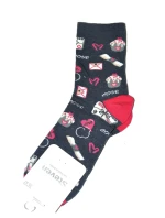 Dámske ponožky Steven art.136 Srdce Dámske ponožky Steven art.136 Srdce