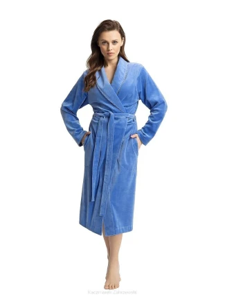 Dámsky velúrový župan Luna 371 M-2XL
