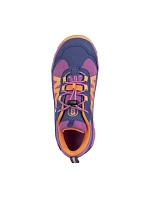 Trollkids Kids Tronfjell Hiker Low violet blue/mallow pink/papaya nepremokavé turistické topánky pre chlapcov/dievčatá (475-111)
