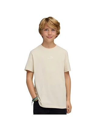 Detské tričko Puma ESS Small No.1 Logo Centered Tee beige 692975 87 Detské tričko Puma ESS Small No.1 Logo Centered Tee beige 692975 87