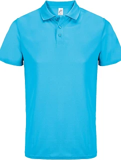 SOL'S Pitcher Športové polo tričko 25.4442 aqua
