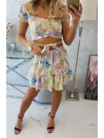 Ecru kvetinová sada