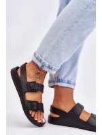 Damskie Lekkie Sandały Big Star LL274745 Czarne
