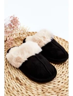 Dziecięce Kapcie Z Futerkiem Czarne Befana