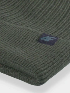 Męska Czapka Zimowa 4F 4FAW23ACAPM309-43S Khaki