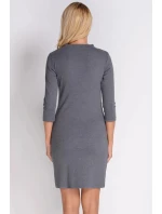 Dámske šaty SU-1133 šedé - Avaro
