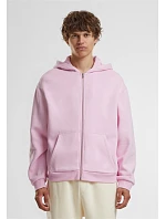 Build your Brand BY 285 Pánska mikina s kapucňou z hrubej bavlny „Fluffy“ 56.0285 soft pink