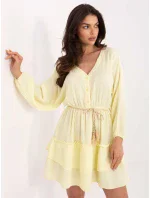 Šaty MI SK A5079.27 svetložltá