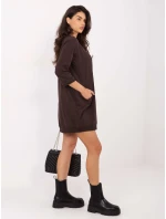 Šaty RV SK 6839.95 tmavohnedé