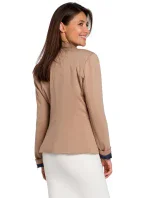 S154 Blejzer s jedným gombíkom - béžový S154 Blejzer s jedným gombíkom - béžový