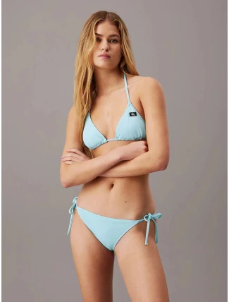 Dámske plavkové nohavičky KW0KW02627 C9F Light Blue - Calvin Klein