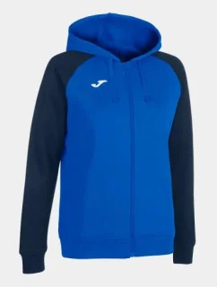 Mikina na zips W 901336.703 modrá - Joma