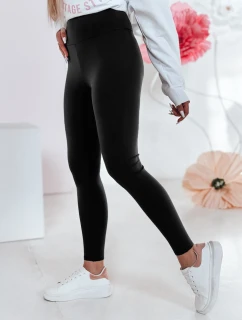 Dámske legíny s vysokým pásom SOFLEGG black FashionStreet UY2510