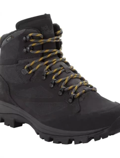 Pánske trekové topánky Jack Wolfskin REBELLION TEXAPORE MID M phantom / burly yellow XT (4051171_6357)