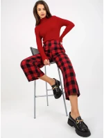 Nohavice LK SP 509097.20P čierno-červené