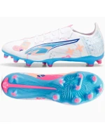 Pánske športové kopačky Ultra 5 Match Vol.Up FG/MG M 108064-01 White Mix - Puma