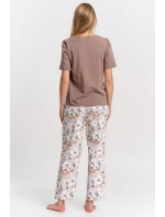 Dámske pyžamo PDD4900-026 béžová - Moraj