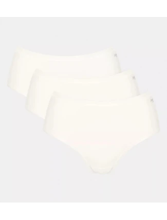 Dámske bavlnené midi nohavičky GO Daily 3P - WHITE - biele 00GZ - SLOGGI Dámske bavlnené midi nohavičky GO Daily 3P - WHITE - biele 00GZ - SLOGGI