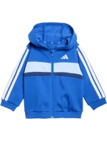 Detská tepláková súprava adidas Essentials Tiberio 3 Stripes Fleece blue KC6004