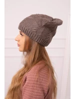 Dámska čiapka Lorena K377 mocca