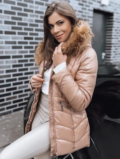 Dámska zimná bunda EMBRACE camel FashionStreet TY3995