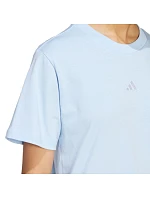 Dámské tričko adidas Essentials Small Logo, svetlo modré, JY4962