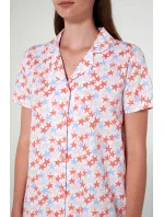 Vamp - Nočná košeľa s gombíkmi a potlačou 20287 - Vamp