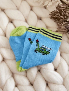 Dziecięce Bawełniane Skarpetki Z Wzorami 5-Pak Multikolor