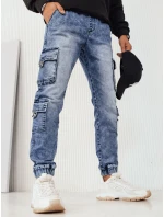 Pánske bojové nohavice modré FashionStreet UX4229