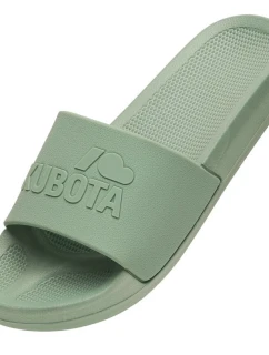 Žabky do bazéna Kubota basic plain pastelovo zelená K25SS-101-001-17-1