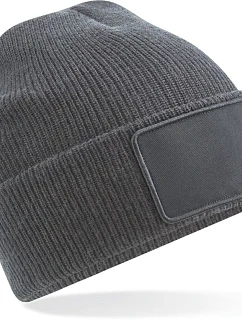 Beechfield B 540 Pletená čiapka Thinsulate™ Patch 53.0540 grafitovo šedá