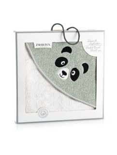 Zwoltex uterák s kapucňou Panda White/Blue