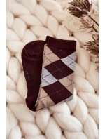 Mládežnické vysoké kostkované ponožky 5-balení vícebarevné Mládežnické vysoké kostkované ponožky 5-balení vícebarevné