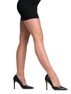 Jemné strečové pančuchové nohavice FLY Pantyhose 15 DEN - Bellinda - almond