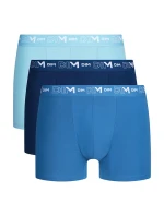 Pánske boxerky 3 ks DIM COTTON STRETCH BOXER 3x - DIM - svetlomodré