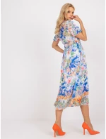 Šaty DHJ SK 15967 1.01P biela a modrá